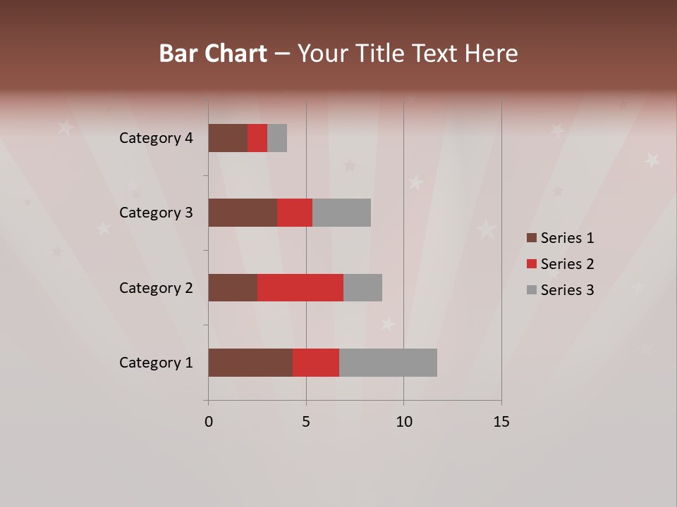 Top Stripes Spotlights PowerPoint Template