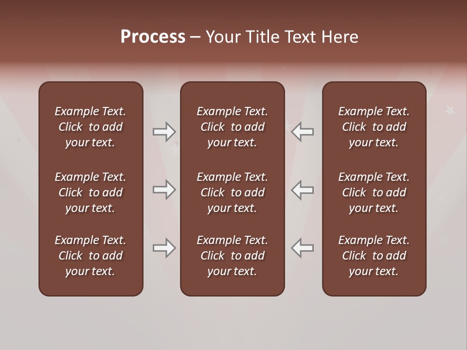 Top Stripes Spotlights PowerPoint Template