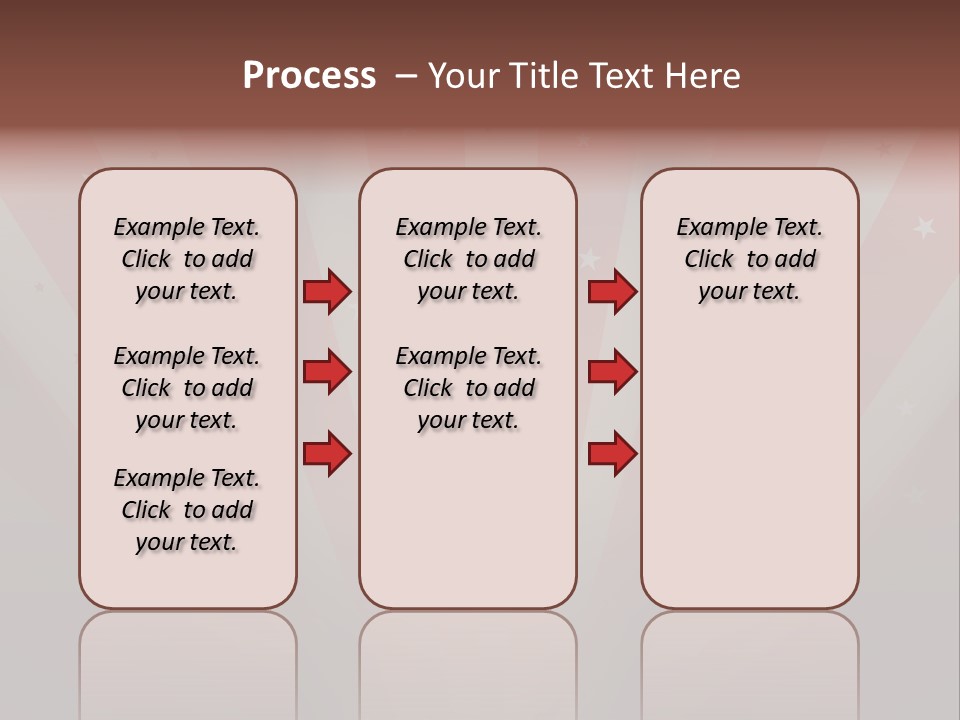 Top Stripes Spotlights PowerPoint Template