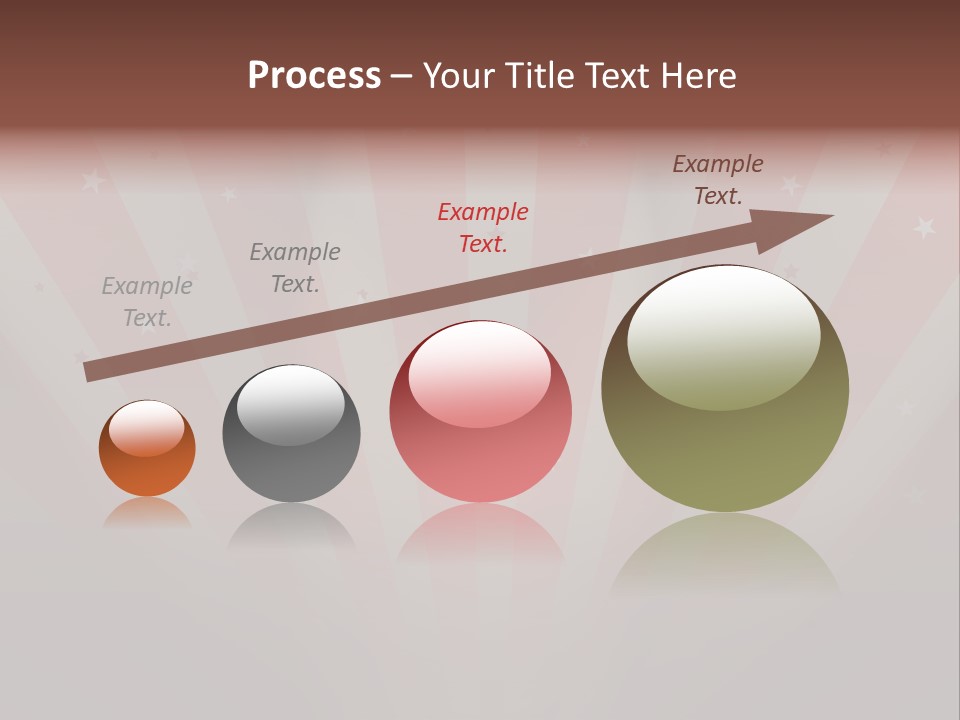 Top Stripes Spotlights PowerPoint Template