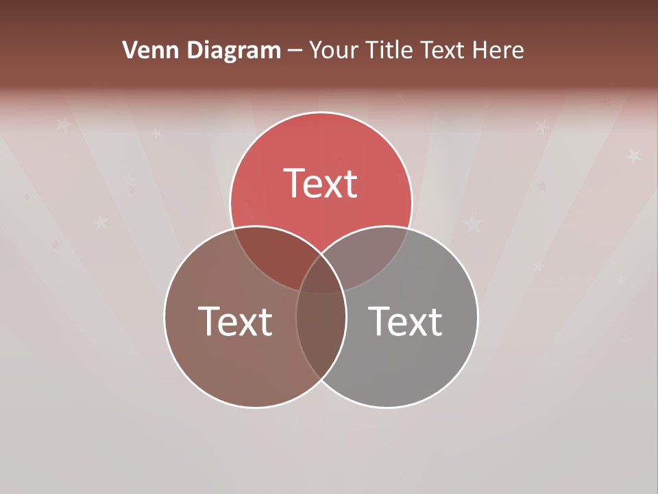 Top Stripes Spotlights PowerPoint Template