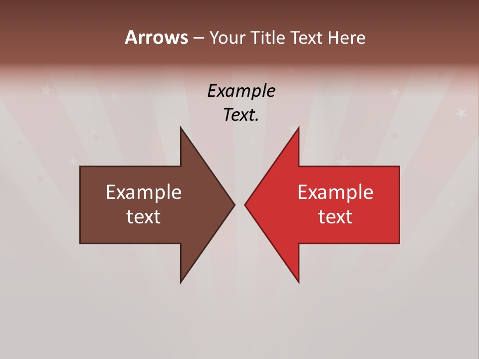 Top Stripes Spotlights PowerPoint Template