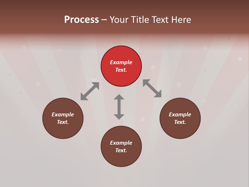 Top Stripes Spotlights PowerPoint Template