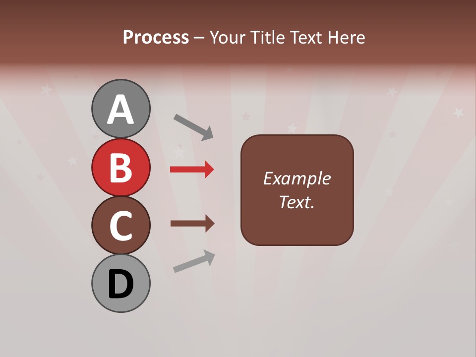 Top Stripes Spotlights PowerPoint Template