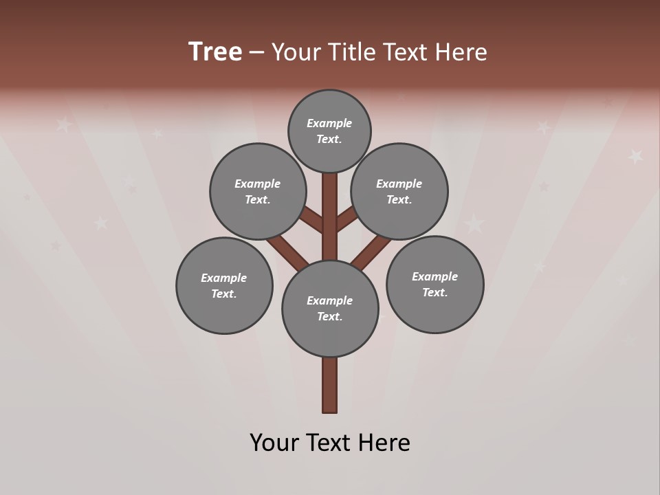Top Stripes Spotlights PowerPoint Template