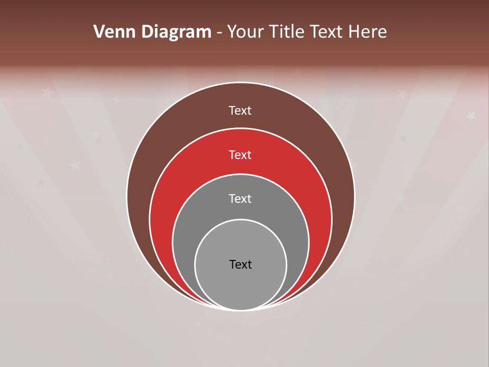 Top Stripes Spotlights PowerPoint Template