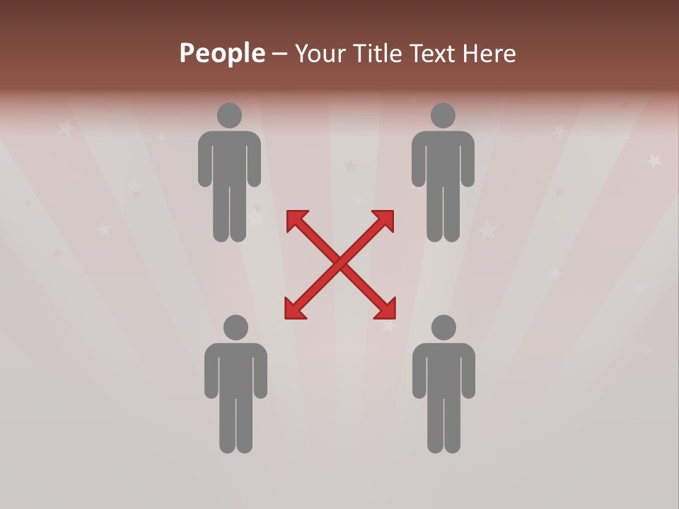 Top Stripes Spotlights PowerPoint Template