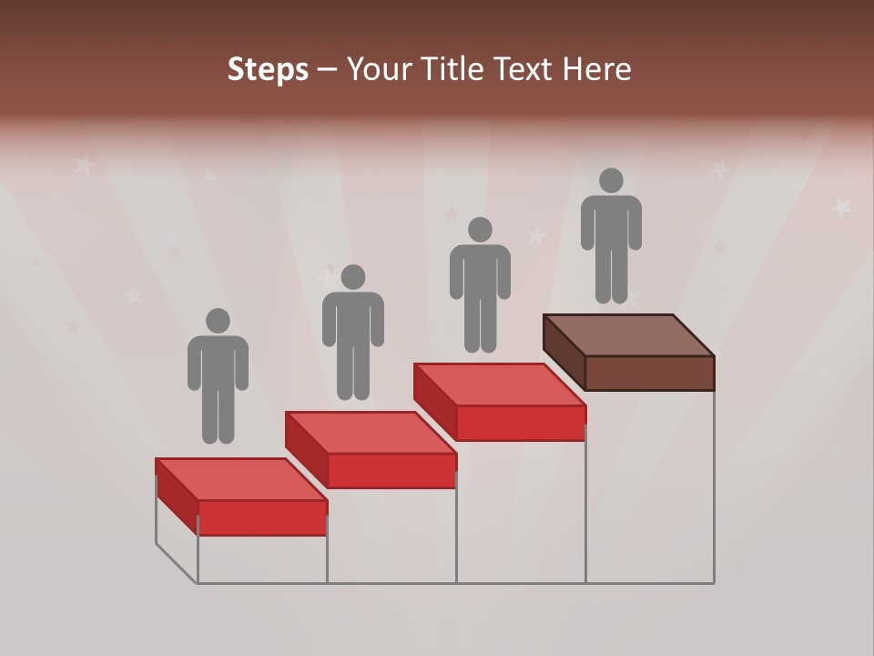 Top Stripes Spotlights PowerPoint Template