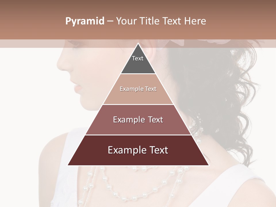 Adult Profile Flower PowerPoint Template