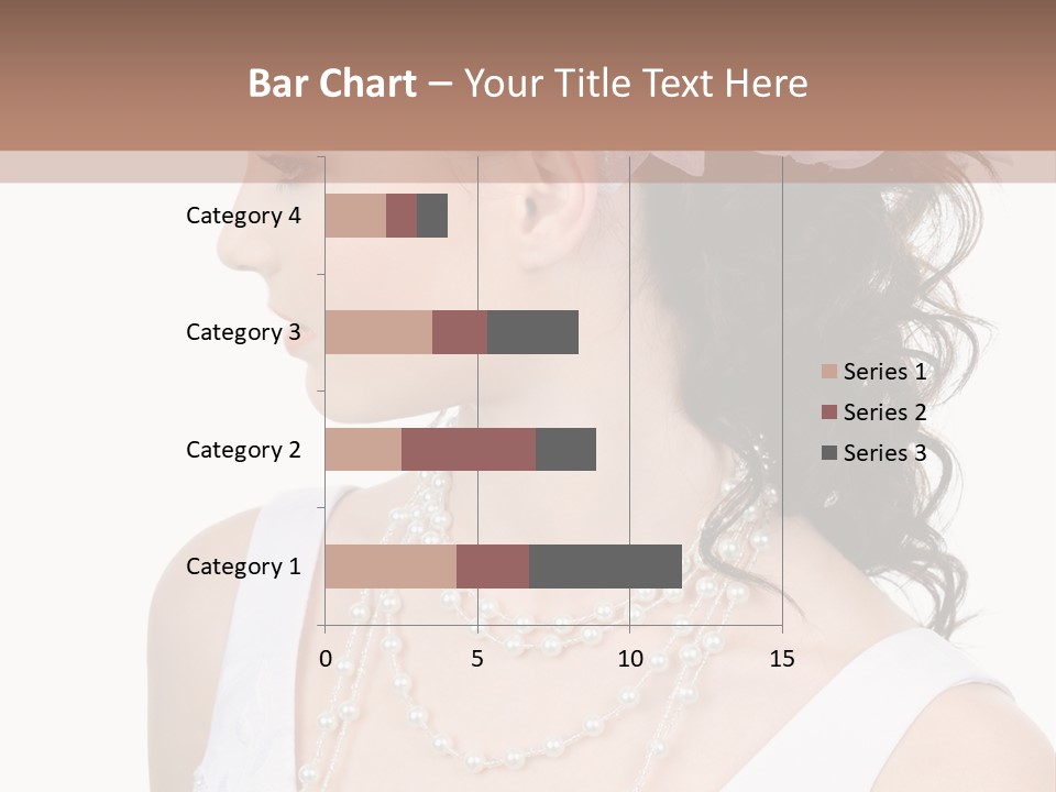 Adult Profile Flower PowerPoint Template