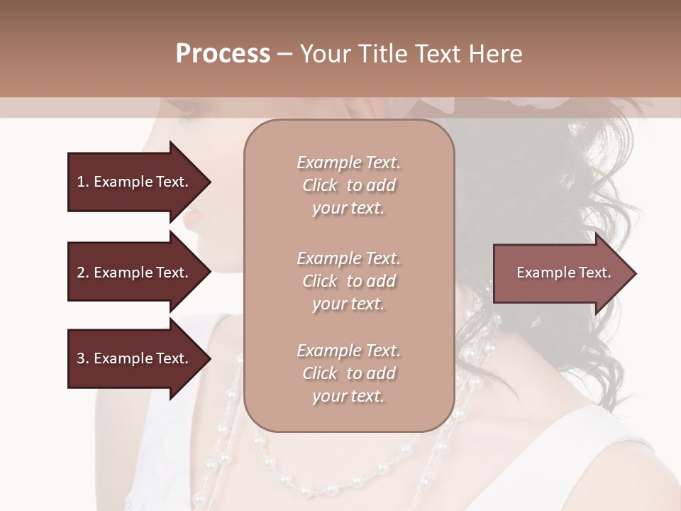 Adult Profile Flower PowerPoint Template