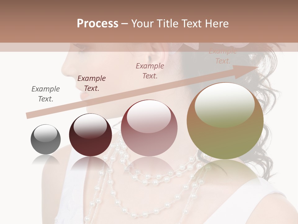 Adult Profile Flower PowerPoint Template