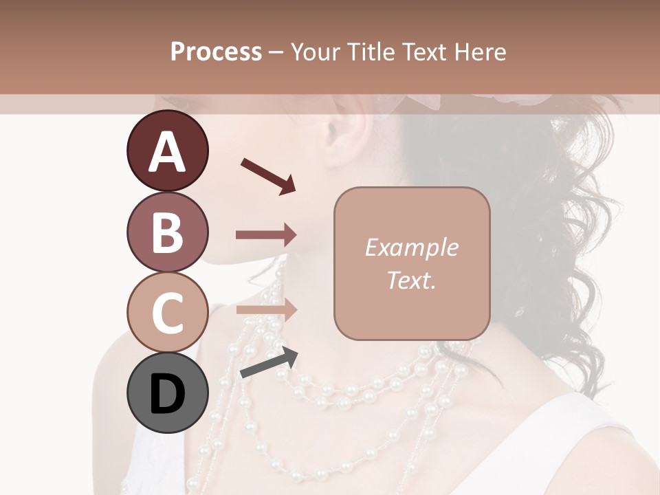 Adult Profile Flower PowerPoint Template