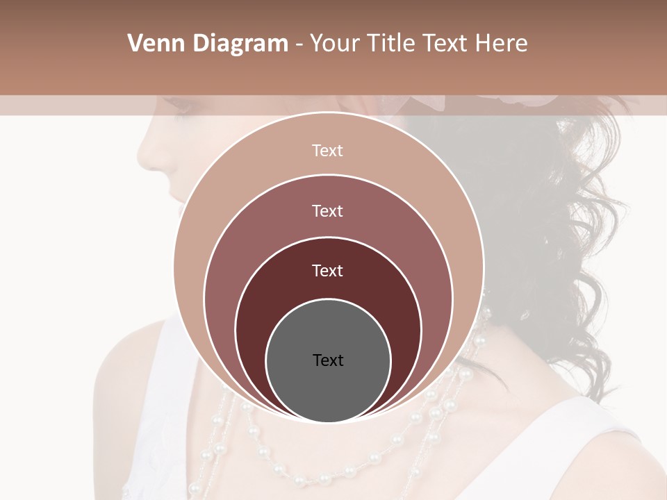 Adult Profile Flower PowerPoint Template