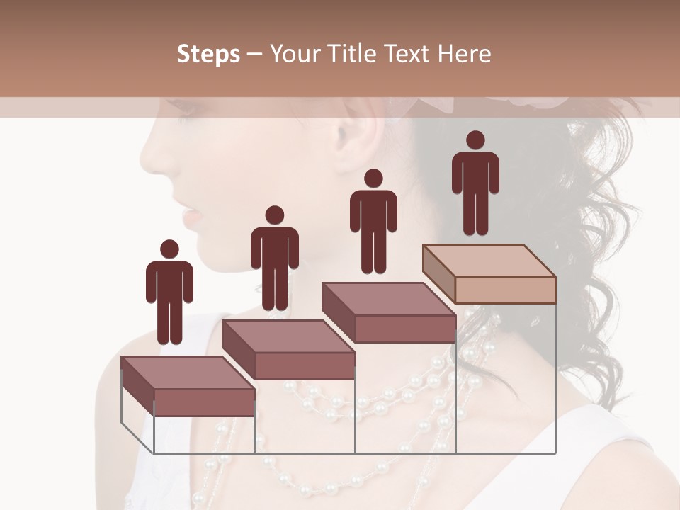 Adult Profile Flower PowerPoint Template