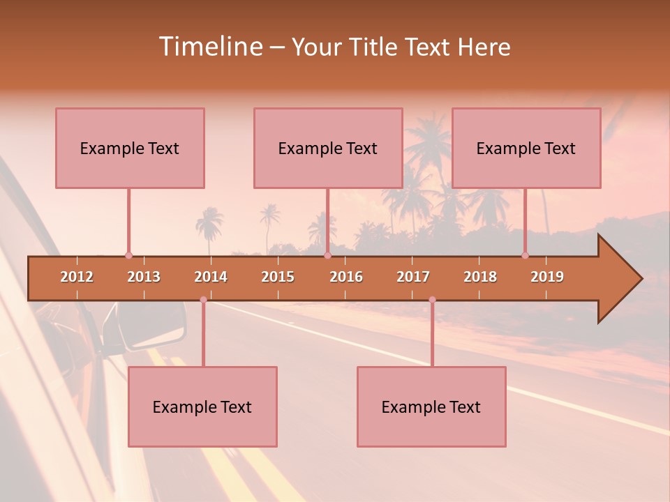 Glass Speed Rear PowerPoint Template