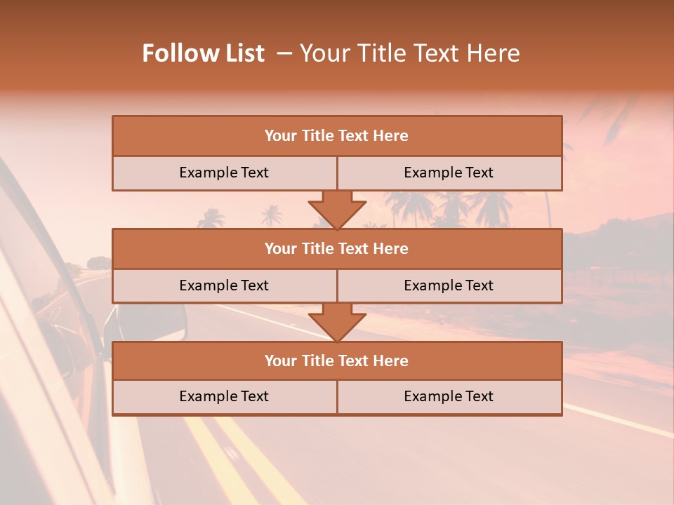 Glass Speed Rear PowerPoint Template