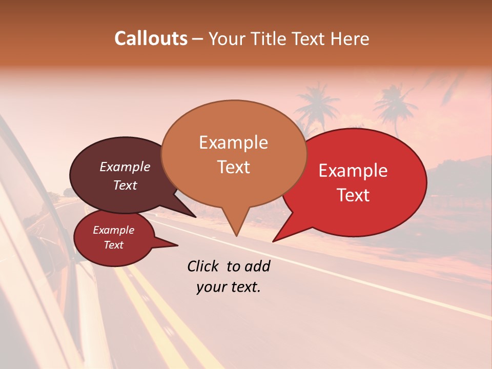 Glass Speed Rear PowerPoint Template
