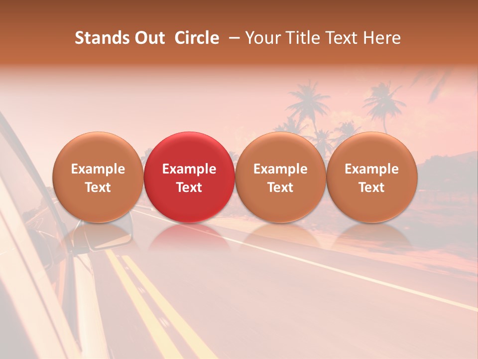 Glass Speed Rear PowerPoint Template