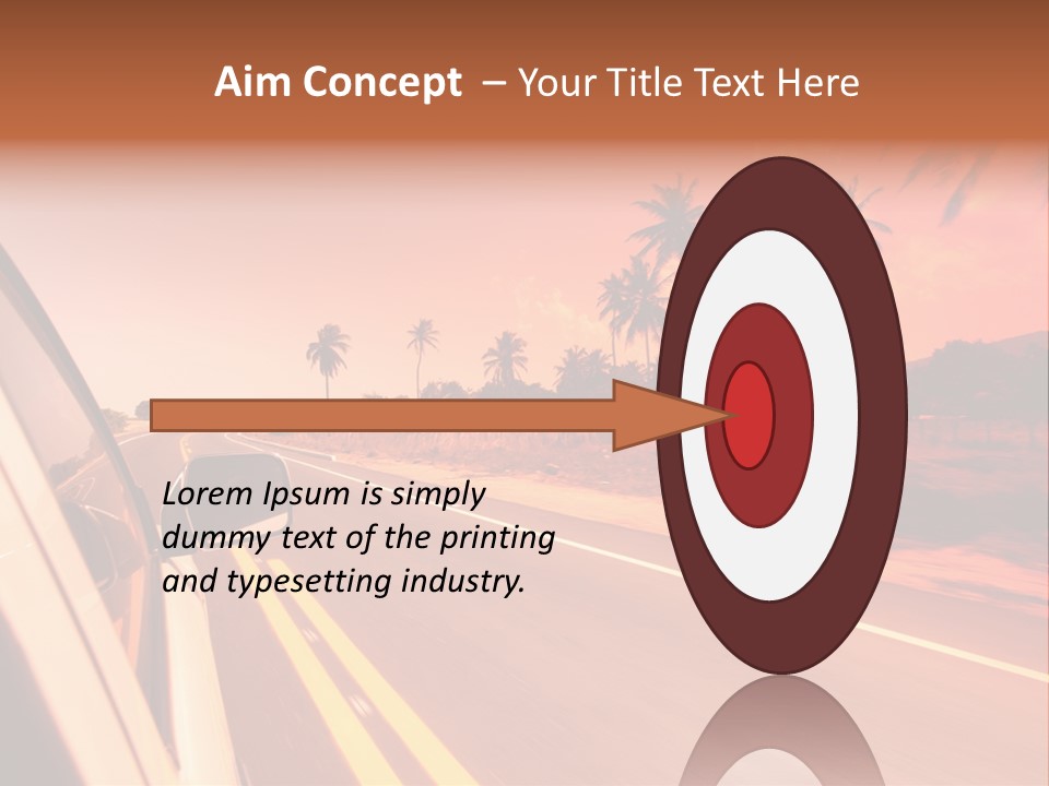 Glass Speed Rear PowerPoint Template