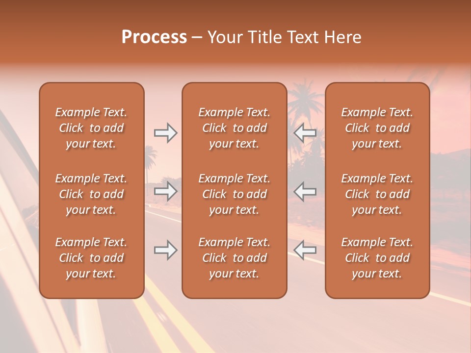 Glass Speed Rear PowerPoint Template