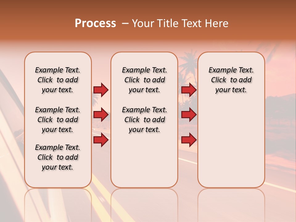 Glass Speed Rear PowerPoint Template