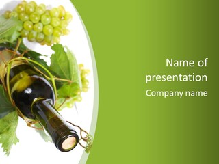 Spiral Grow Winery PowerPoint Template