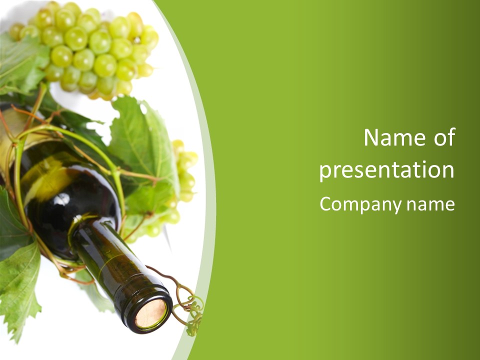 Spiral Grow Winery PowerPoint Template