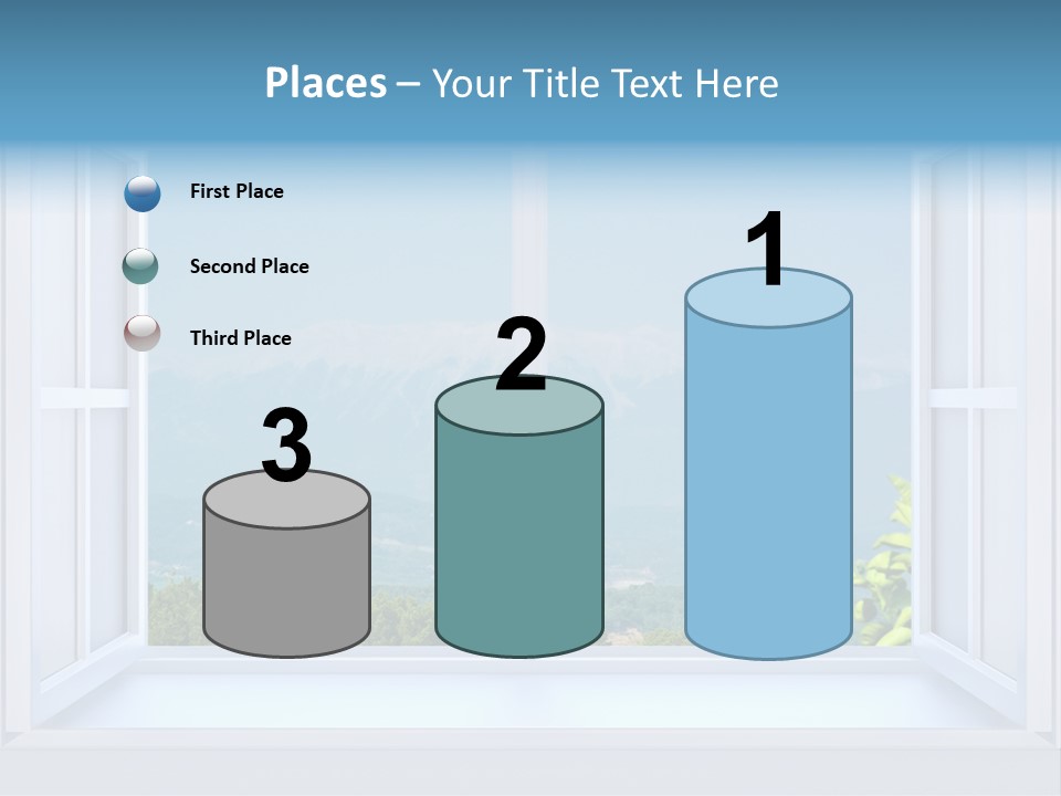 Door Cartoon Work PowerPoint Template