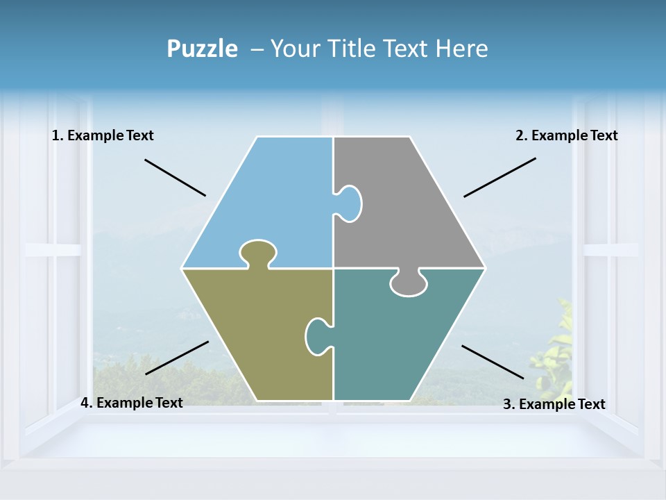 Door Cartoon Work PowerPoint Template