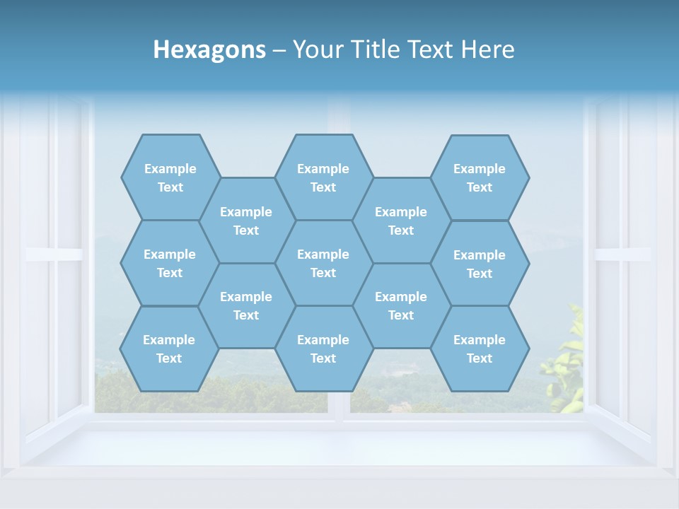 Door Cartoon Work PowerPoint Template