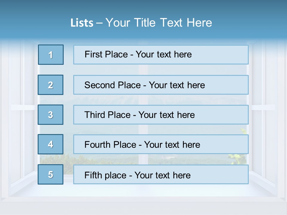 Door Cartoon Work PowerPoint Template