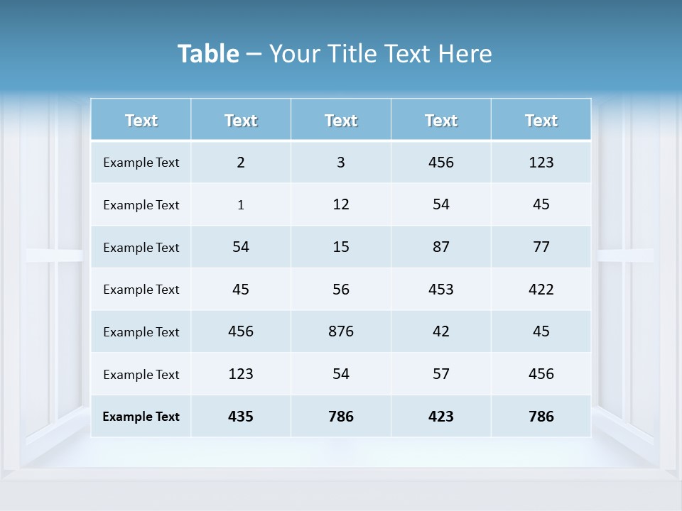 Door Cartoon Work PowerPoint Template