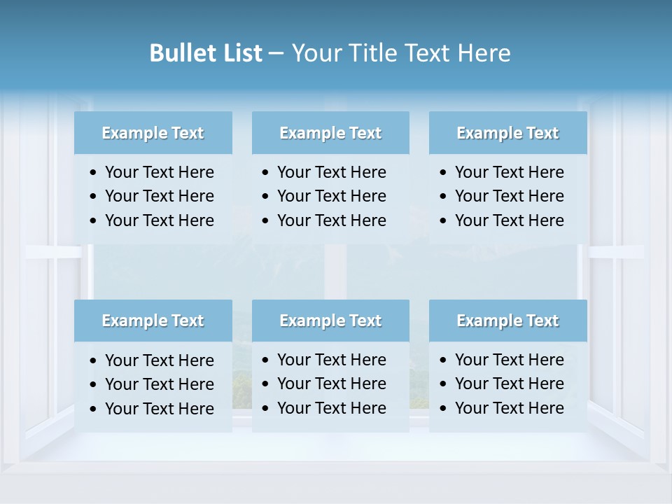 Door Cartoon Work PowerPoint Template