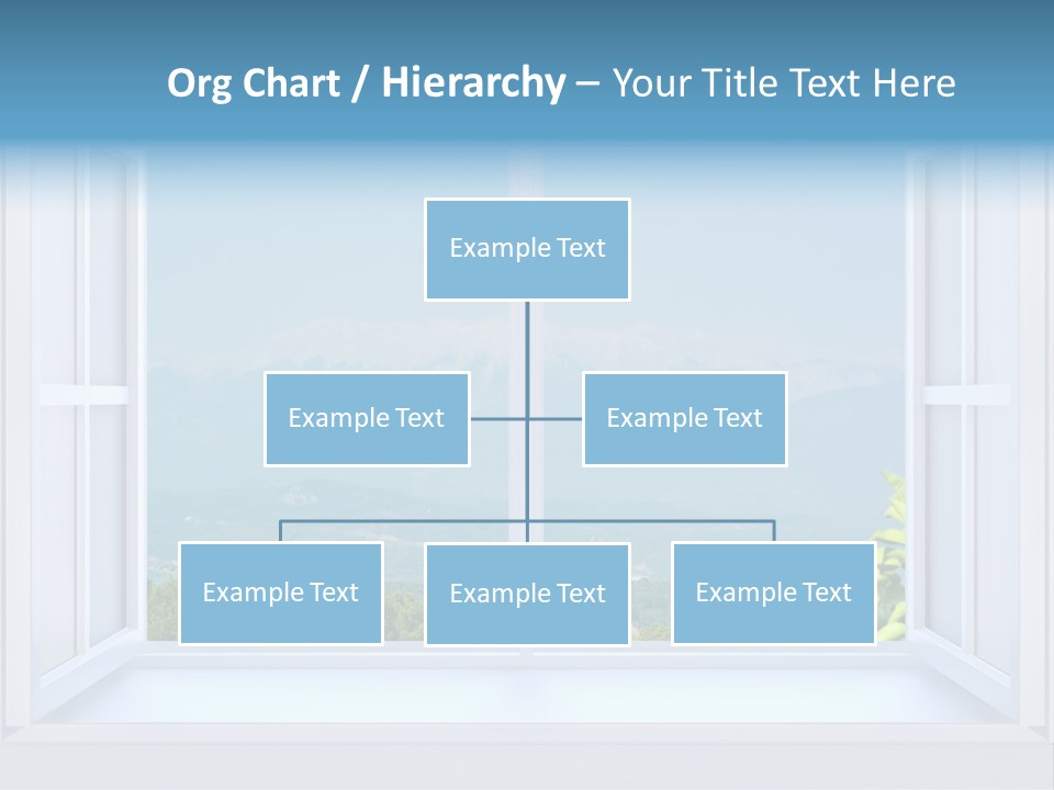 Door Cartoon Work PowerPoint Template