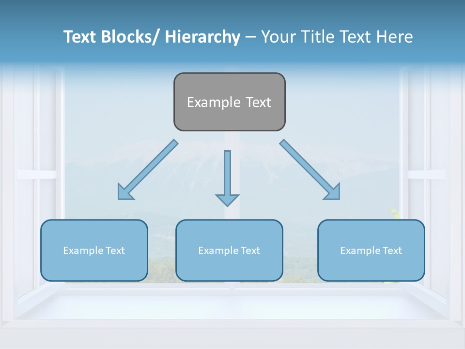 Door Cartoon Work PowerPoint Template