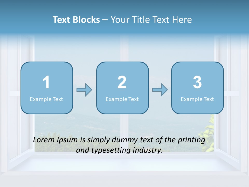 Door Cartoon Work PowerPoint Template
