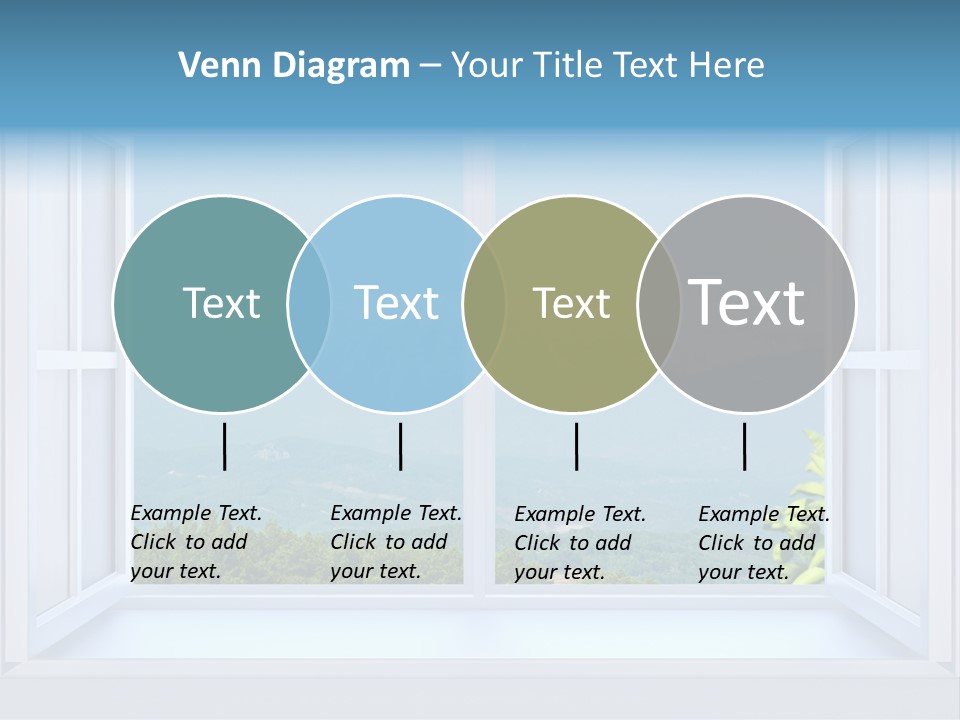 Door Cartoon Work PowerPoint Template