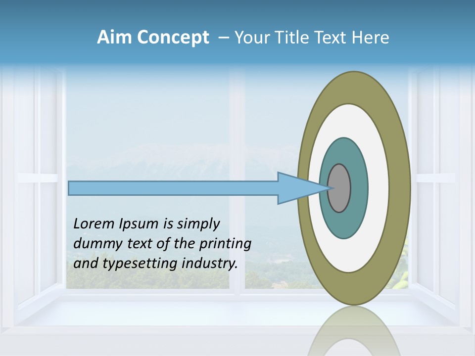 Door Cartoon Work PowerPoint Template