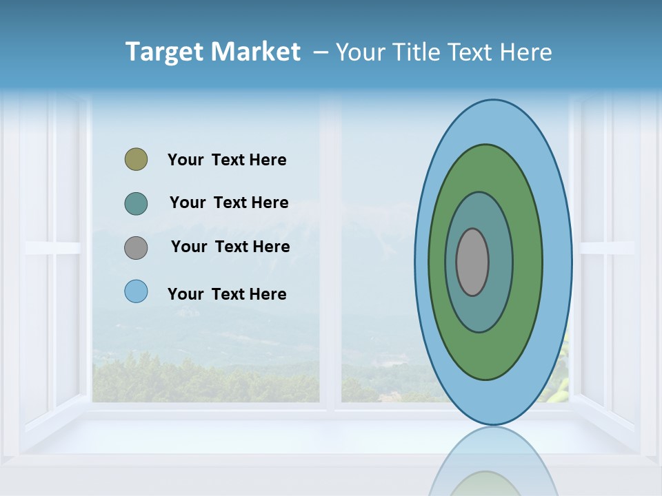 Door Cartoon Work PowerPoint Template