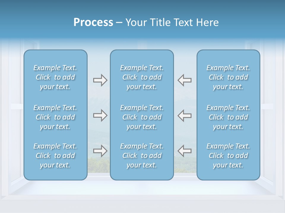 Door Cartoon Work PowerPoint Template