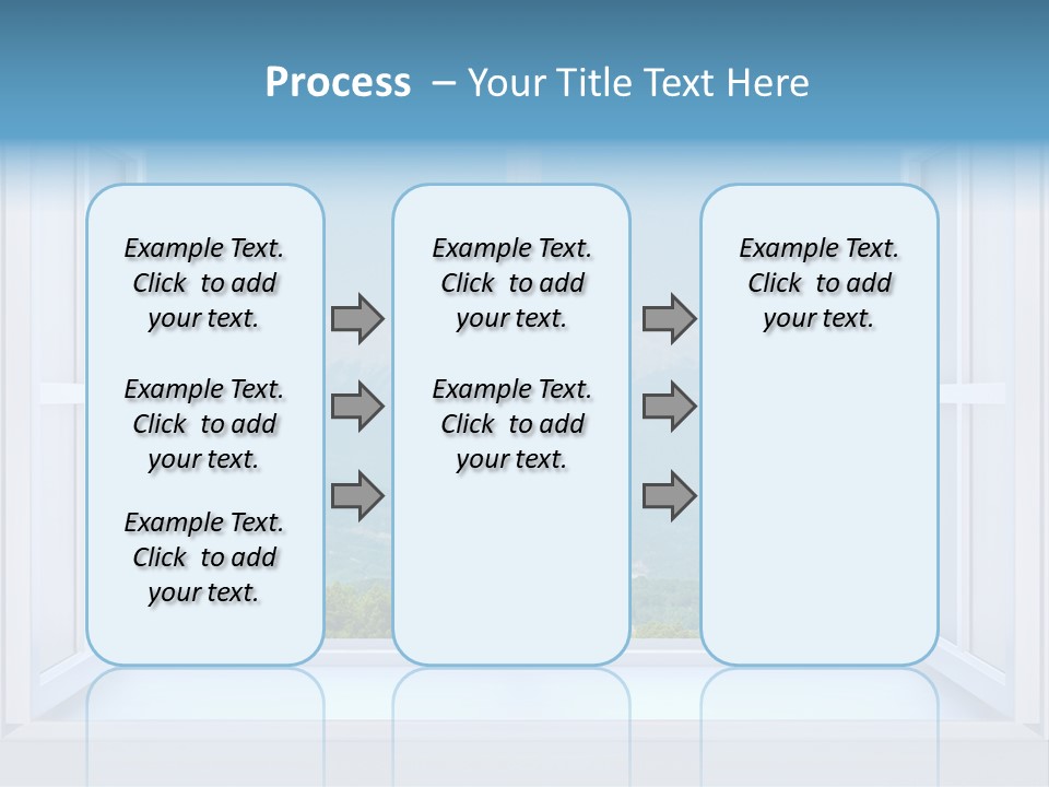 Door Cartoon Work PowerPoint Template