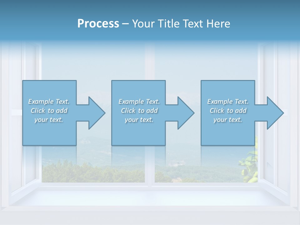 Door Cartoon Work PowerPoint Template
