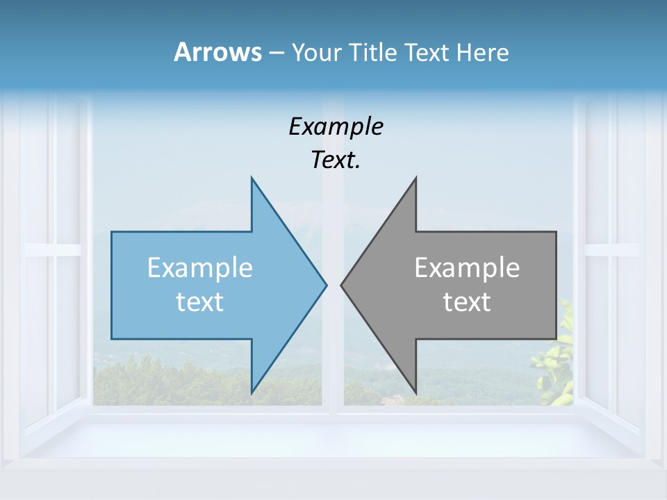 Door Cartoon Work PowerPoint Template