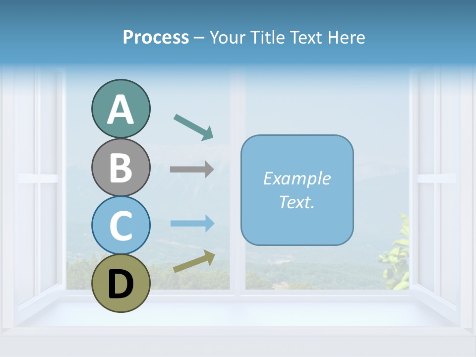 Door Cartoon Work PowerPoint Template
