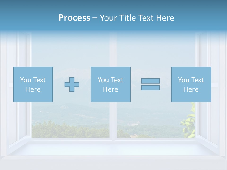 Door Cartoon Work PowerPoint Template