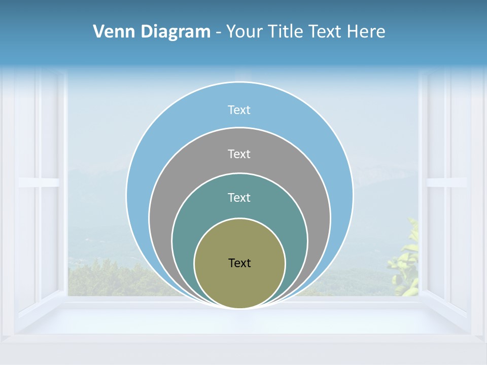 Door Cartoon Work PowerPoint Template