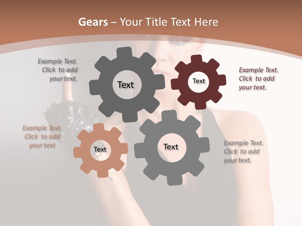 Sign Beauty Showing PowerPoint Template