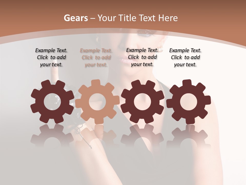 Sign Beauty Showing PowerPoint Template