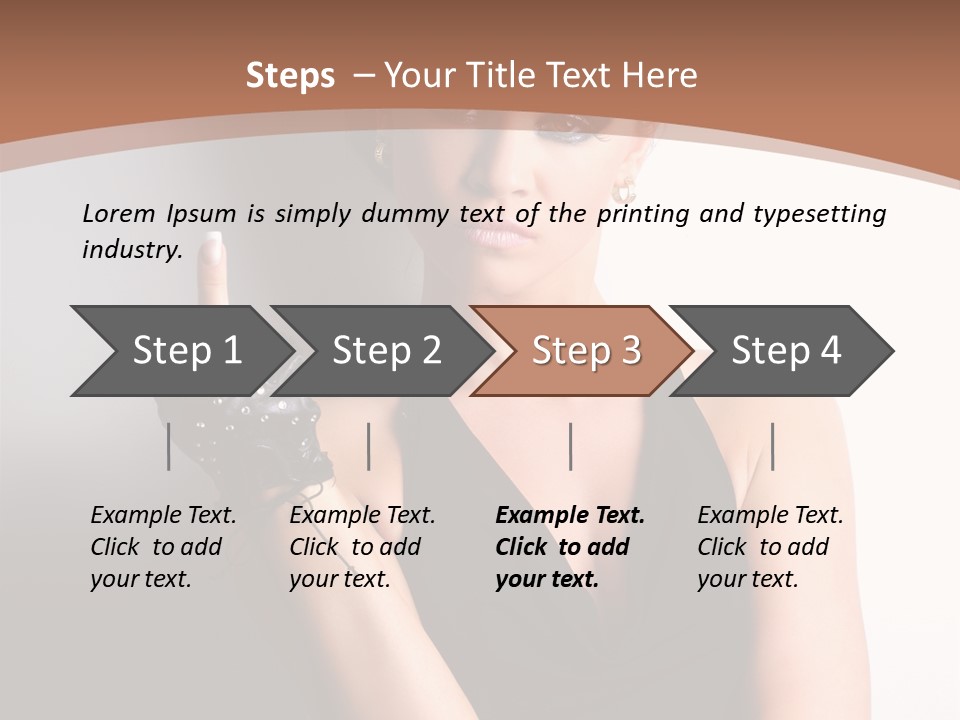 Sign Beauty Showing PowerPoint Template